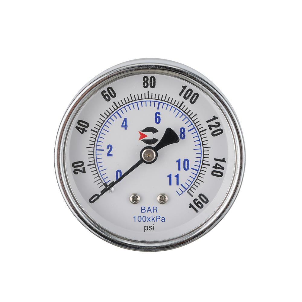 Y63铁壳镀铬轴向压力表